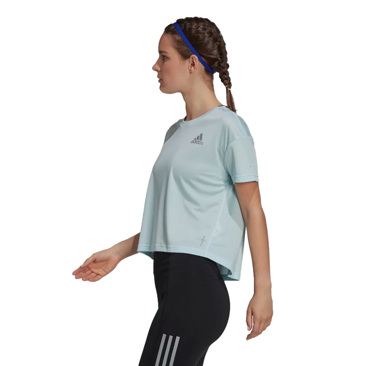 Tricou Adidas P.BLUE TEE W / Femei / XS / Albastru deschis photo 3